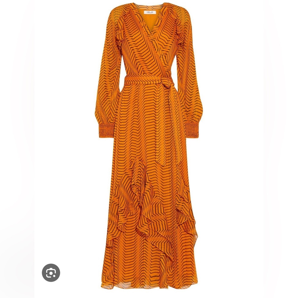 DVF Stunning  Mercy Maxi Wrap Dress!